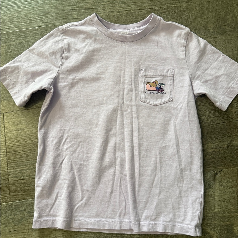 Vineyard Vines Kids' Soft Lavender Tee